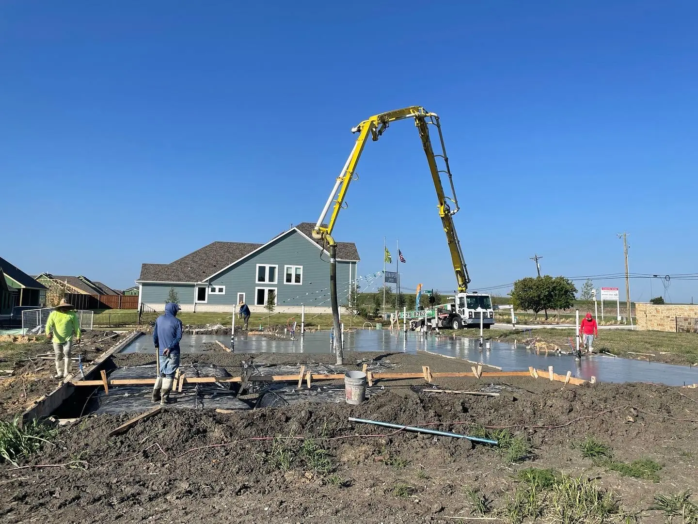 Concrete foundation and flatwork project by Trinity Construction Services (5)