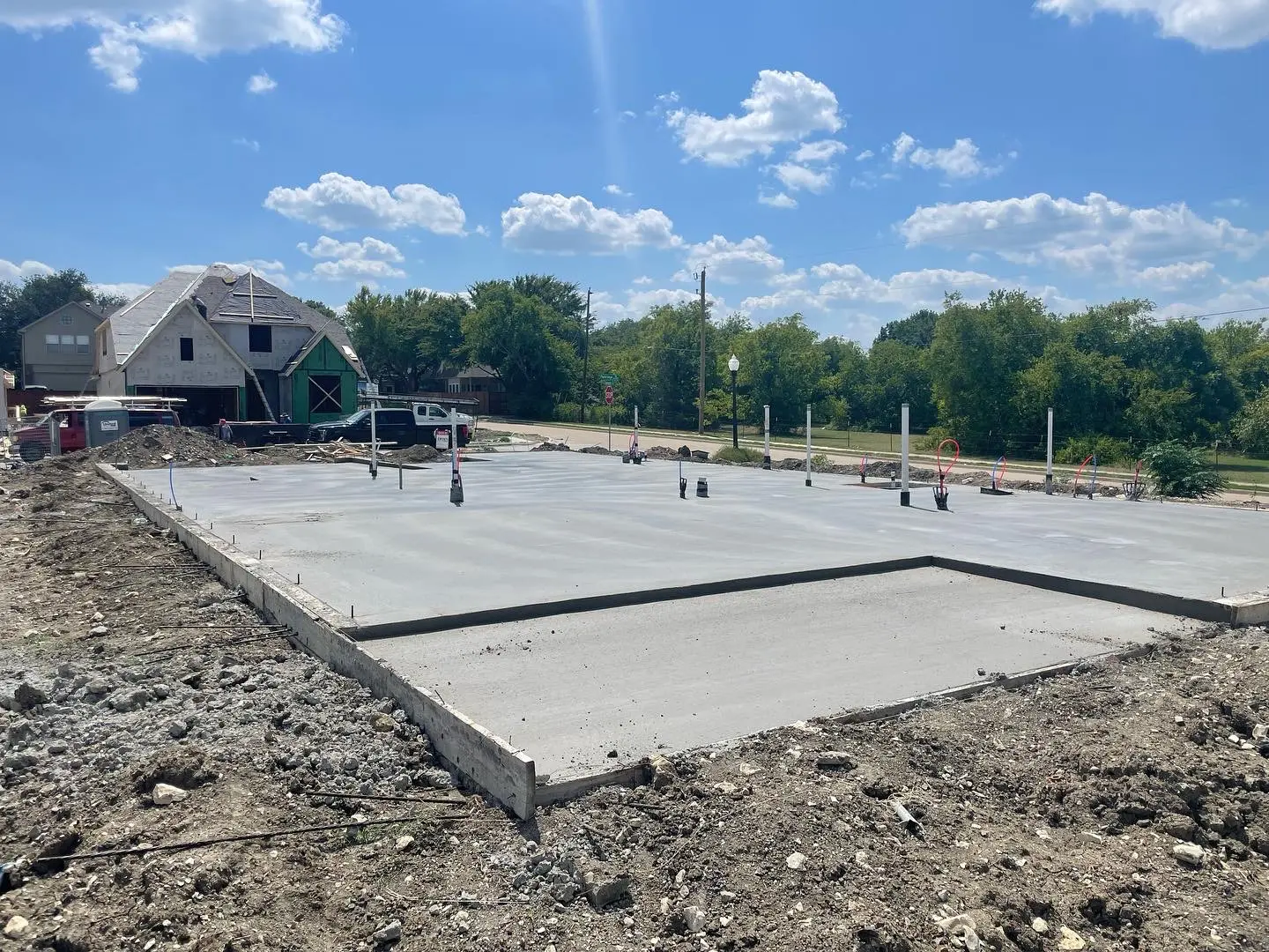 Concrete foundation and flatwork project by Trinity Construction Services (2)