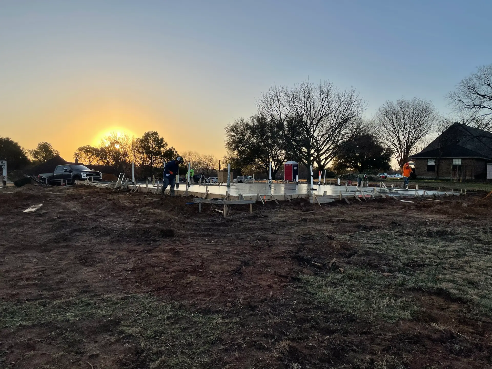 Concrete foundation and flatwork project by Trinity Construction Services (6)