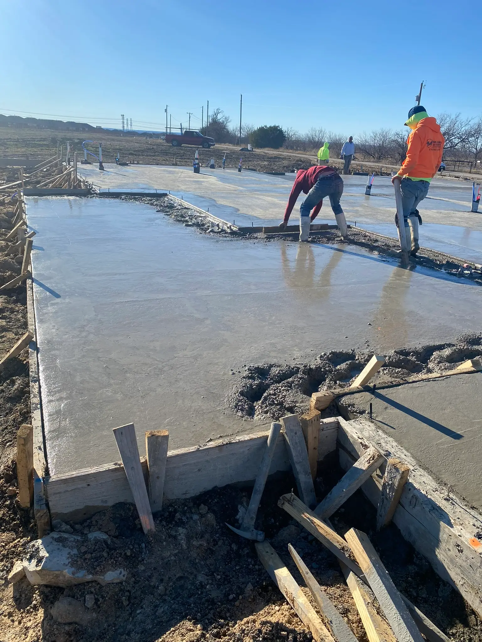 Concrete foundation and flatwork project by Trinity Construction Services (7)