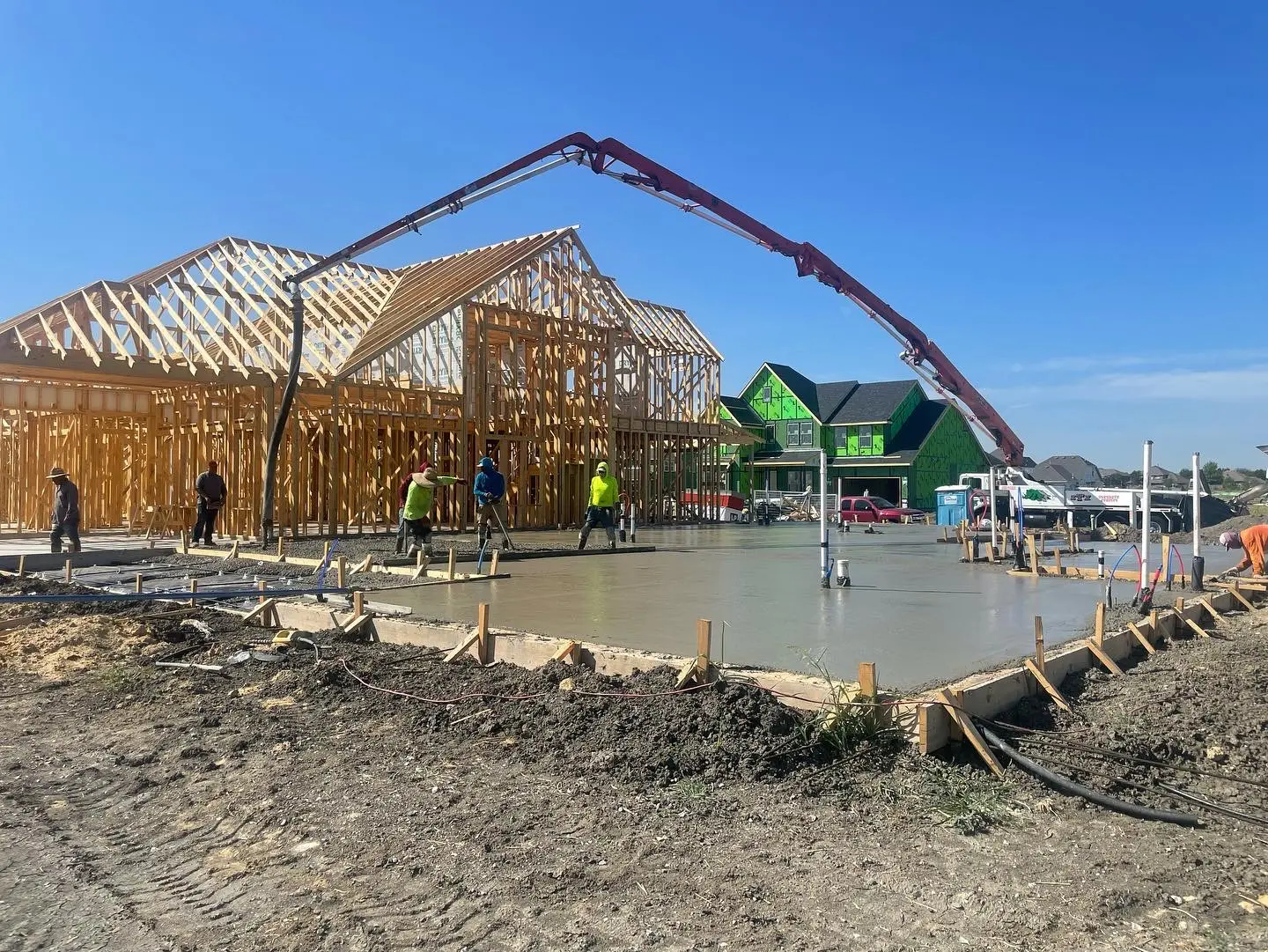 Concrete foundation and flatwork project by Trinity Construction Services (8)