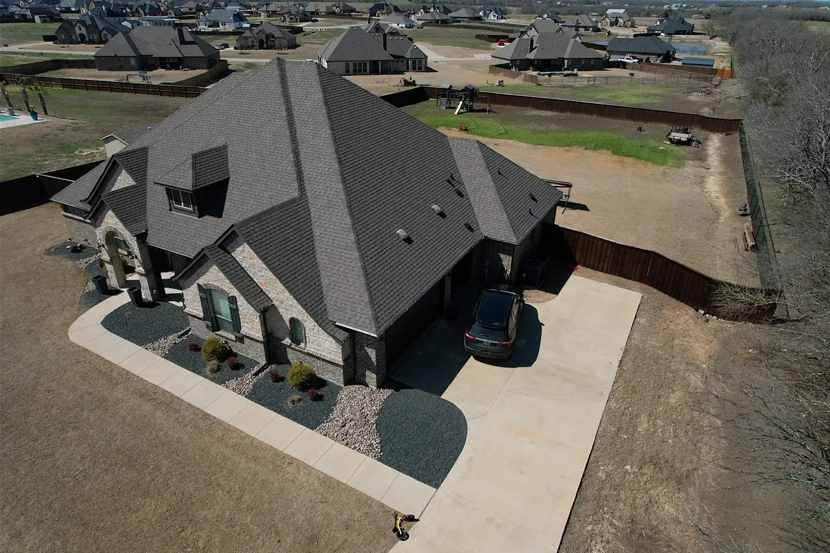 Roofing project by Trinity Construction Services